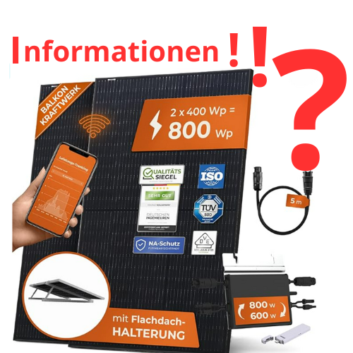 800W Balkonkraftwerk Informationen