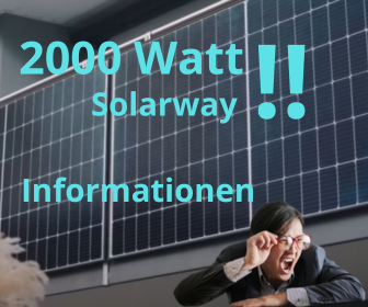 Balkonkraftwerk 2000 Watt